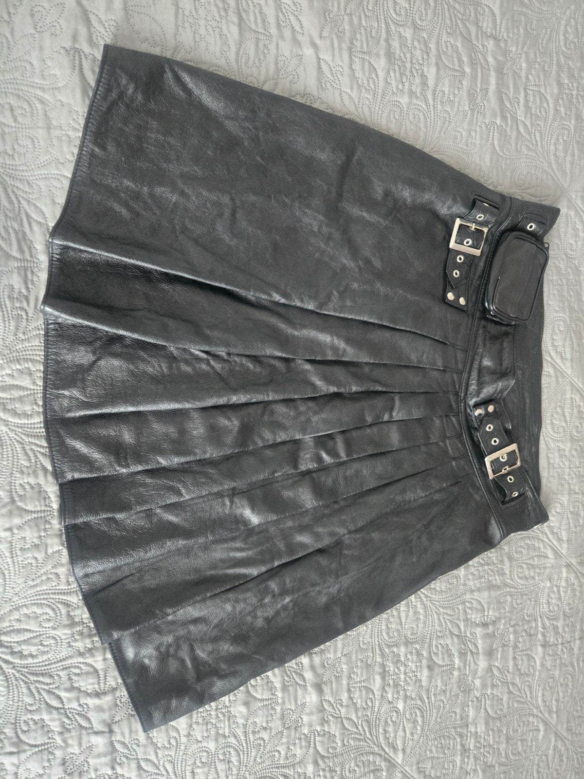 Kilt.echt leer, bitch, wasteland of andere kinky partyen, Ophalen of Verzenden, Zo goed als nieuw