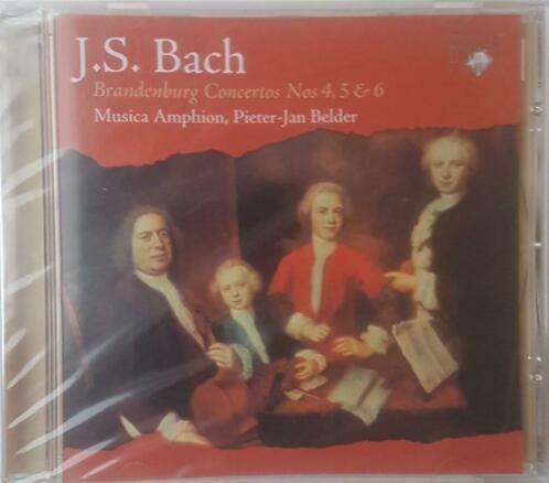 CD Brandenburgse concerten 4,5,6. J.S. Bach nog geseald, Ophalen of Verzenden, Barok, Nieuw in verpakking, Overige typen