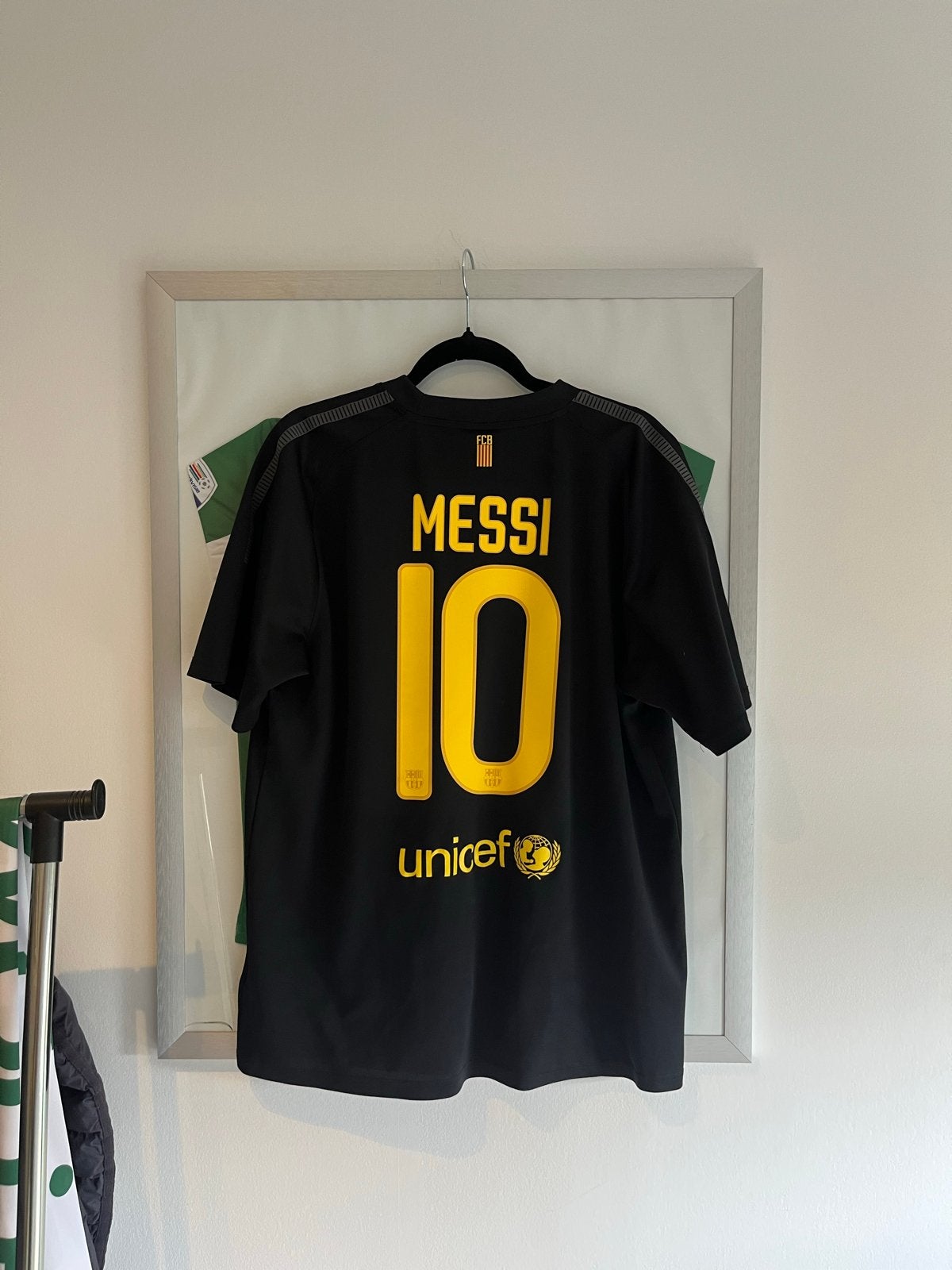 FC Barcelona 2011/2012 uit shirt Messi #10, Maat L, Verzenden, Gebruikt, Shirt