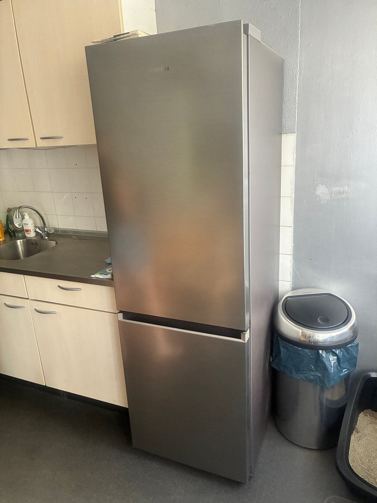 Samsung koelkast, Witgoed en Apparatuur, Koelkasten en IJskasten, Ophalen, 200 liter of meer, 160 cm of meer, Zo goed als nieuw