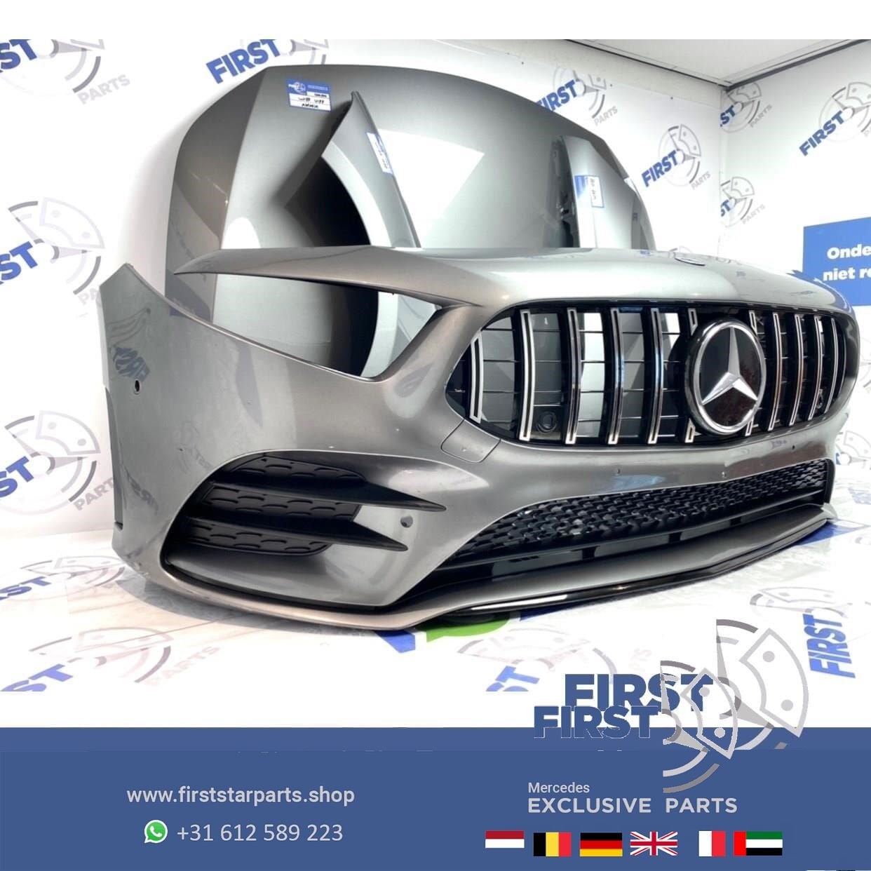 W177 V177 GT A35 AMG LINE VOORKOP BERG GRIJS Mercedes A Klas, Auto-onderdelen, Gebruikt, -, Voor, Ophalen of Verzenden