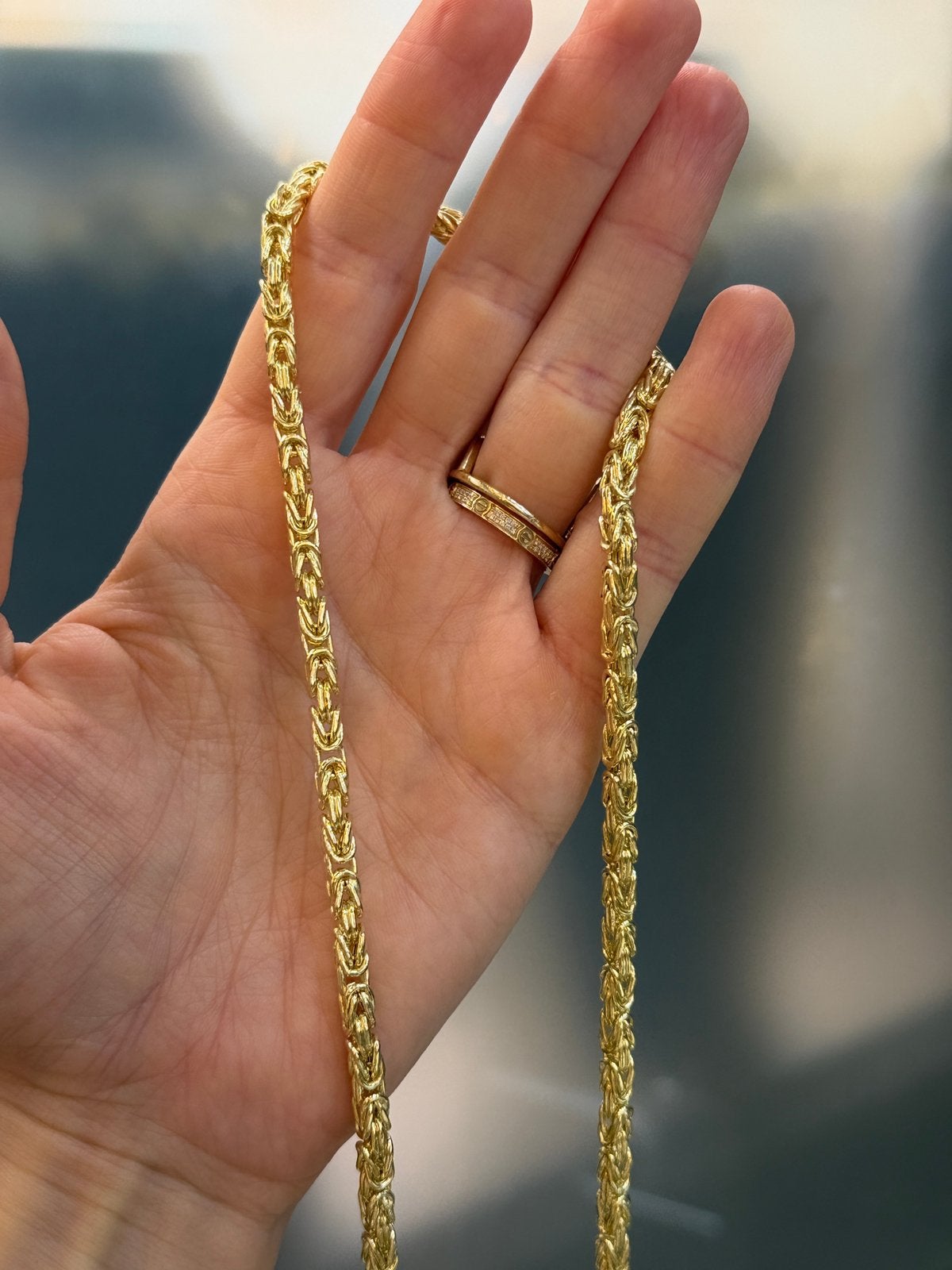 14KT Goud - 31.5 Gram - Ketting - KONING, Sieraden, Tassen en Uiterlijk, Kettingen, Ophalen, Nieuw, Goud