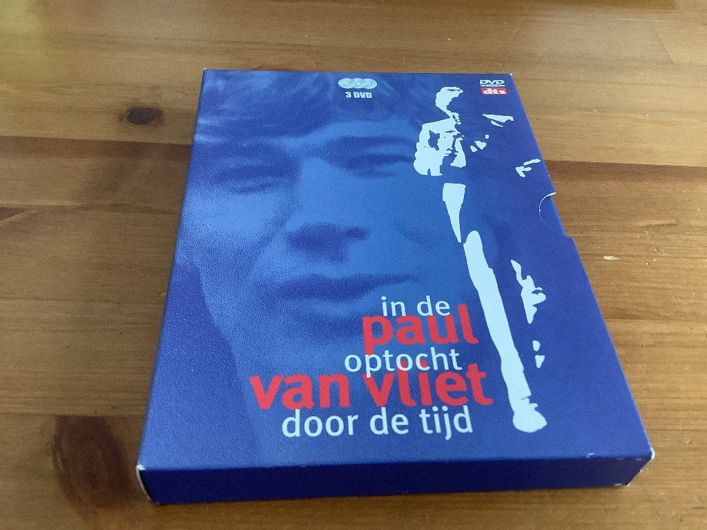 Paul van Vliet, in de optocht door de tijd. 3-dvd set, Stand-up of Theatershow, Gebruikt, Alle leeftijden, Ophalen of Verzenden