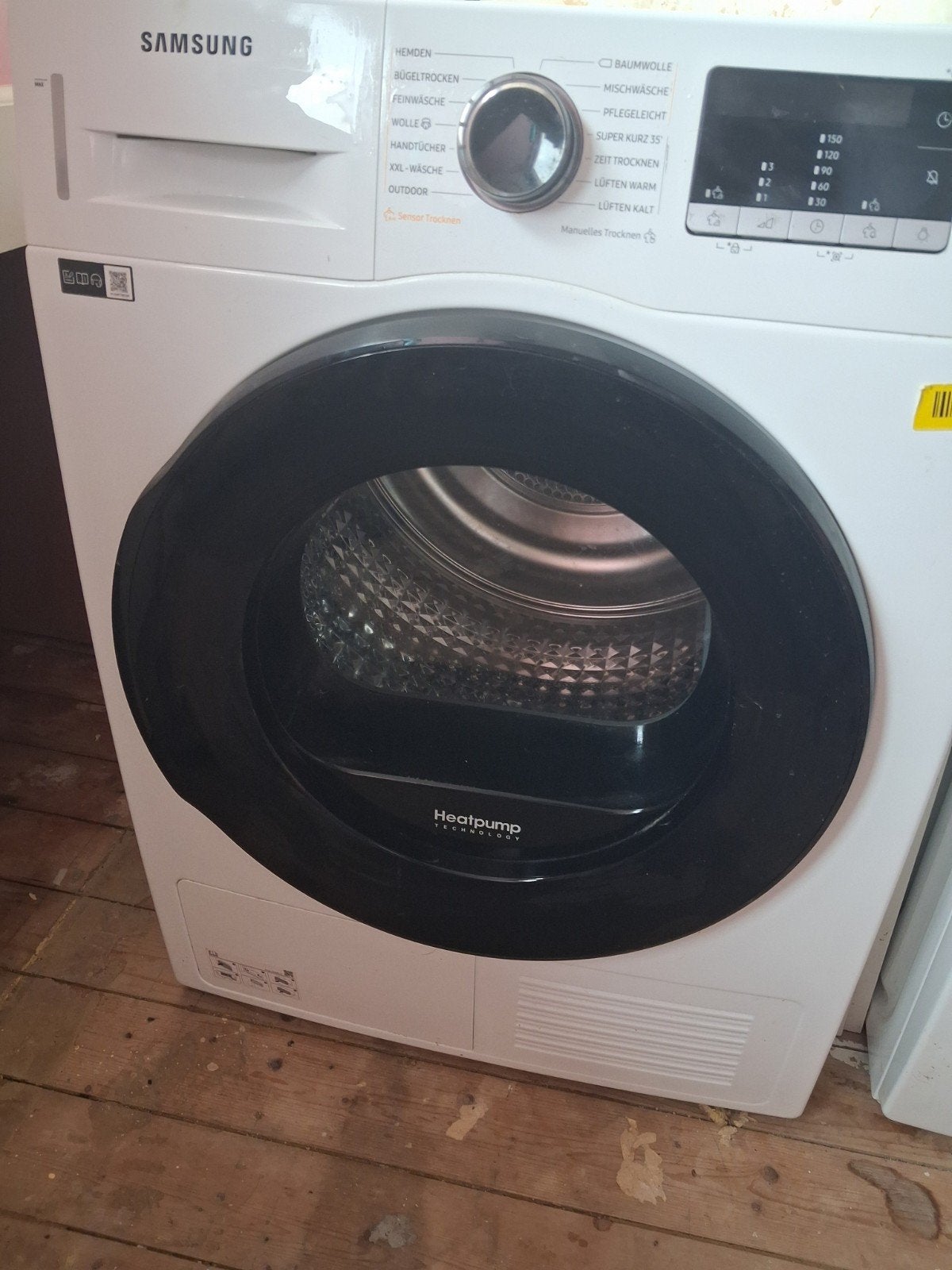 Samsung Warmtepompdroger - Zo goed als nieuw, Witgoed en Apparatuur, Wasdrogers, Ophalen, 8 tot 10 kg, Zo goed als nieuw, 85 tot 90 cm