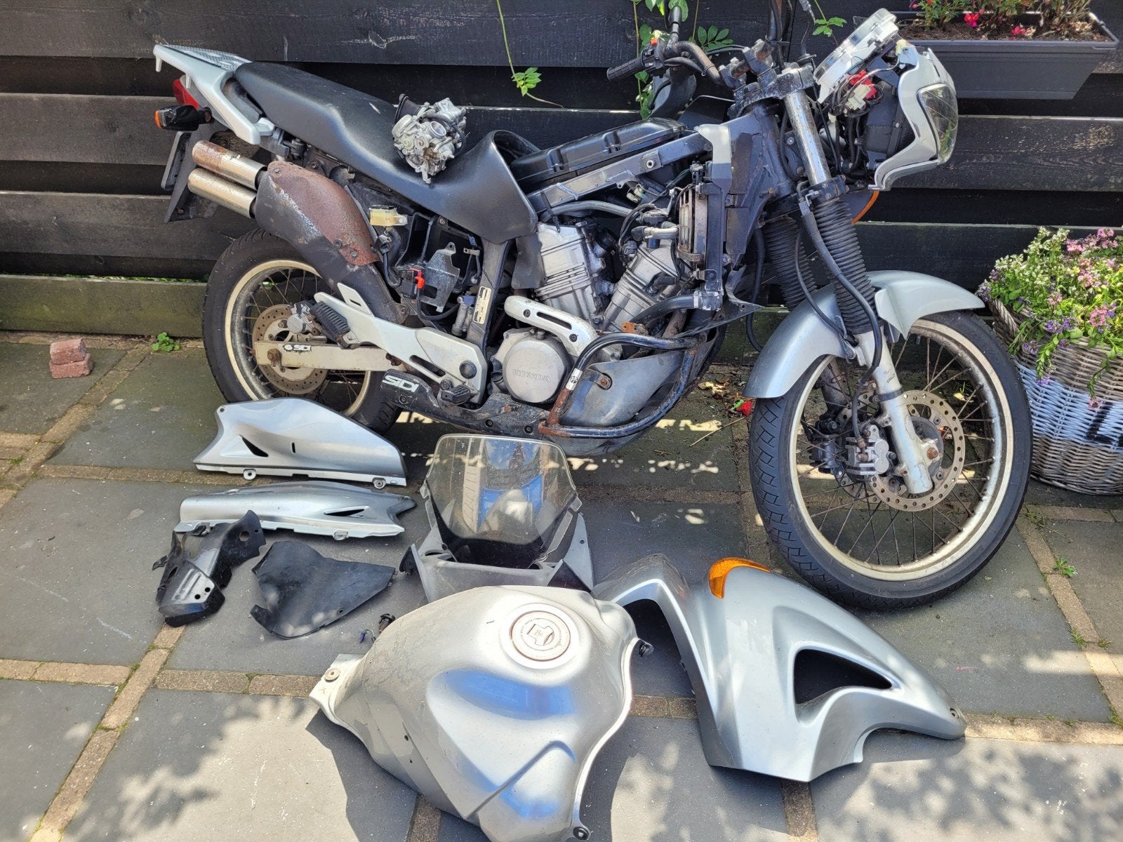 Honda Transalp XL650V, Ophalen, Gebruikt