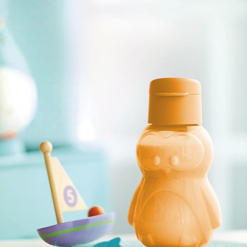 Tupperware Ecofles Pinguin Oranje 350 ml Nieuw, BPA-vrij, Beker of Kan, Nieuw, Oranje
