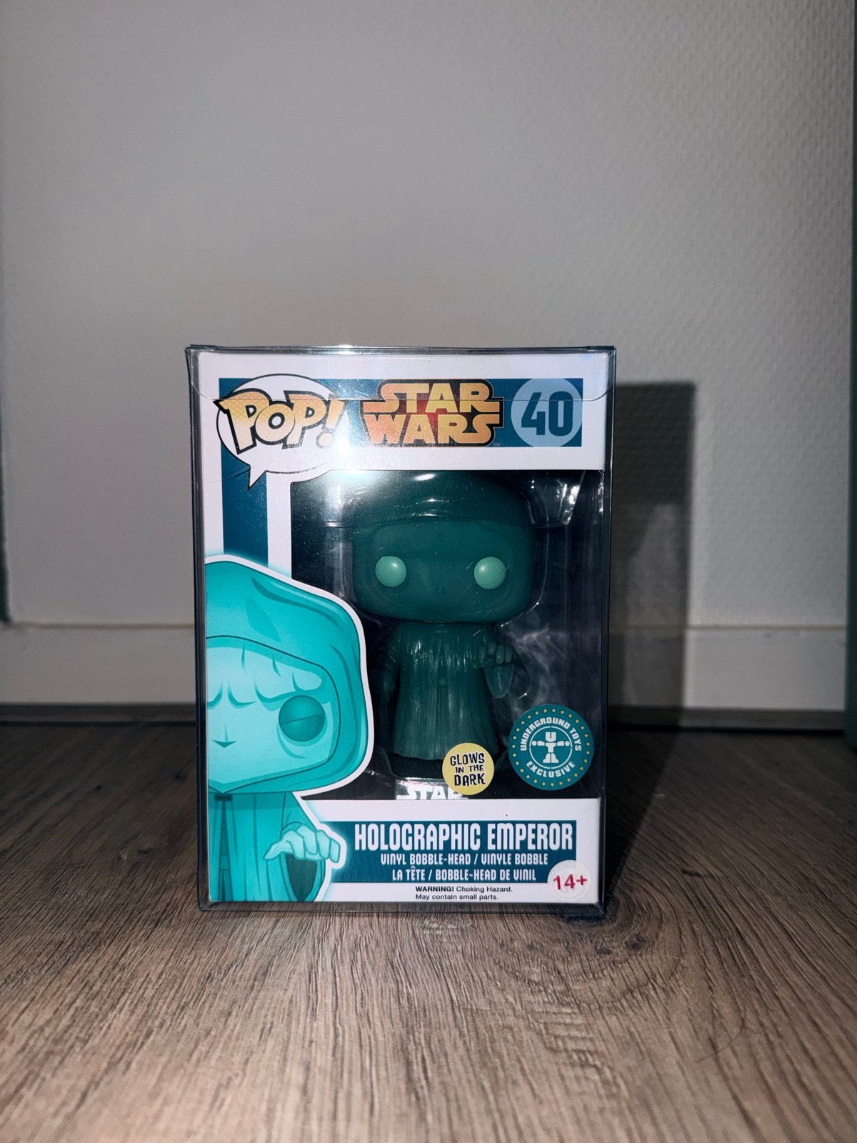 Funko Pop! Star Wars Holographic Emperor (Glows in the Dark), Ophalen of Verzenden, Nieuw