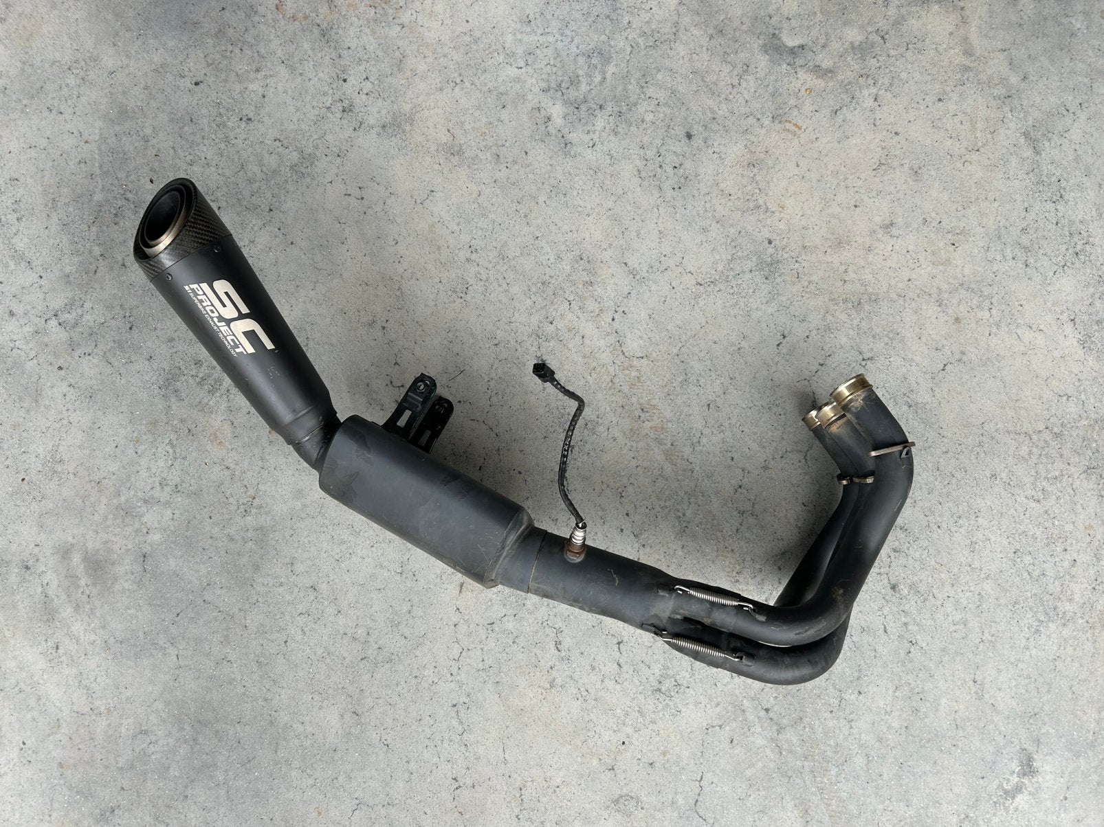 Yamaha MT-09 SC Project S1 Titanium uitlaat / geen Akrapovic, Motoren, Ophalen, Gebruikt