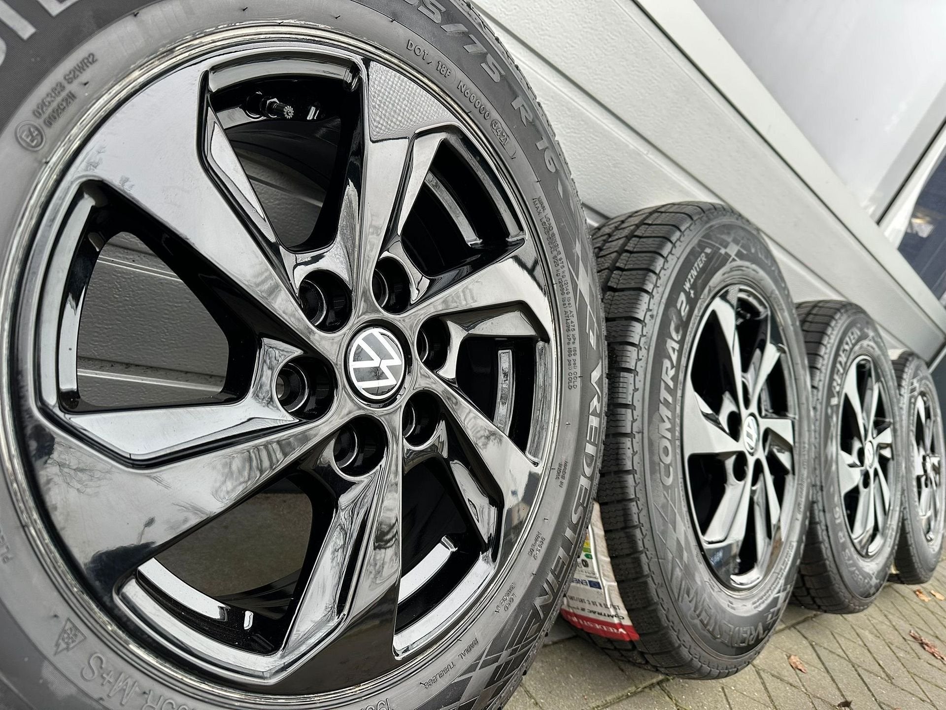 16“ Volkswagen T7 E-Transporter Multivan velgen winterbanden, Auto-onderdelen, Banden en Velgen, -, Banden en Velgen, -, 195 mm