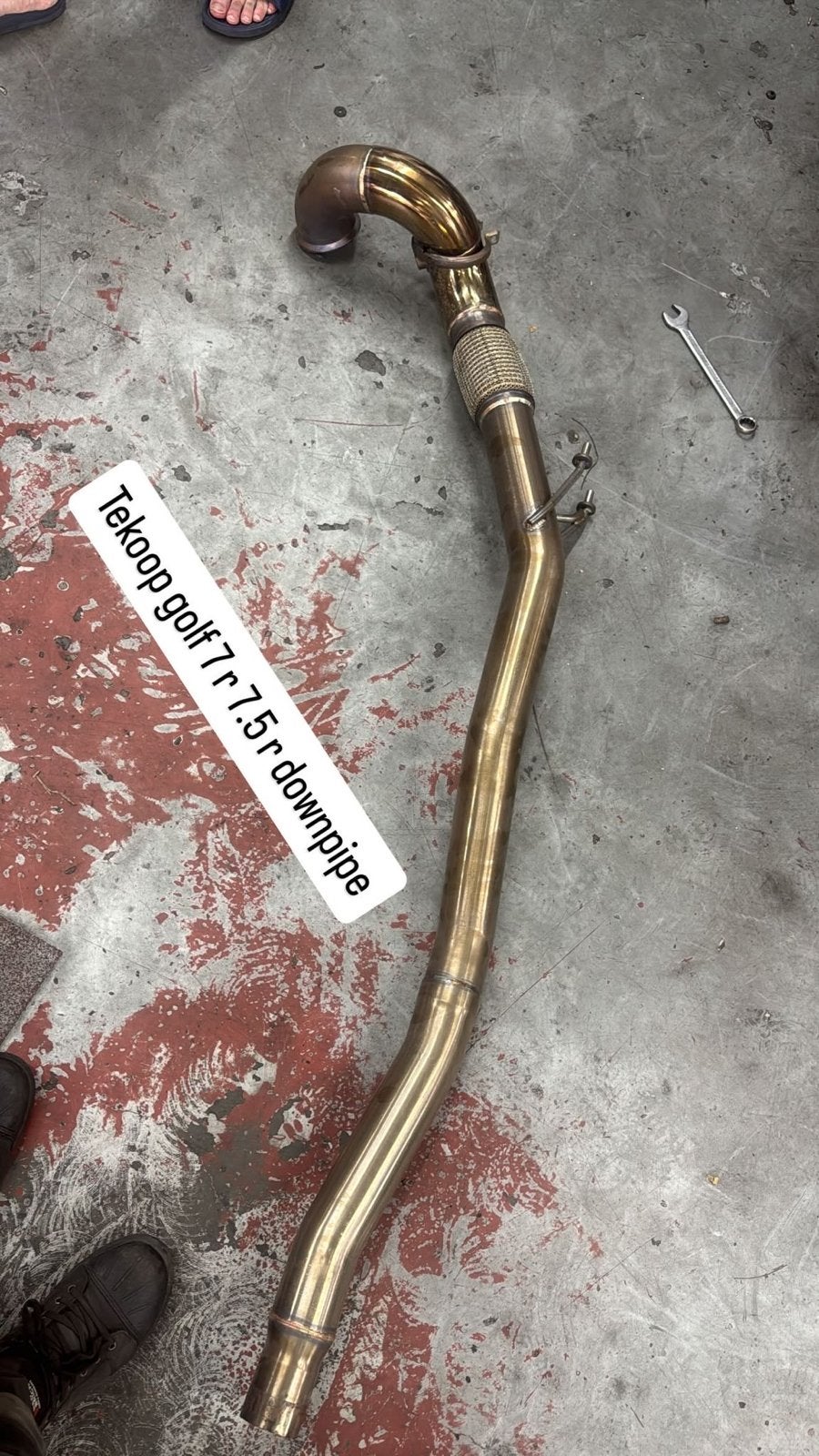 Downpipe voor Golf 7/7.5 R, Auto-onderdelen, Uitlaatsystemen, Volkswagen, Gebruikt, Ophalen