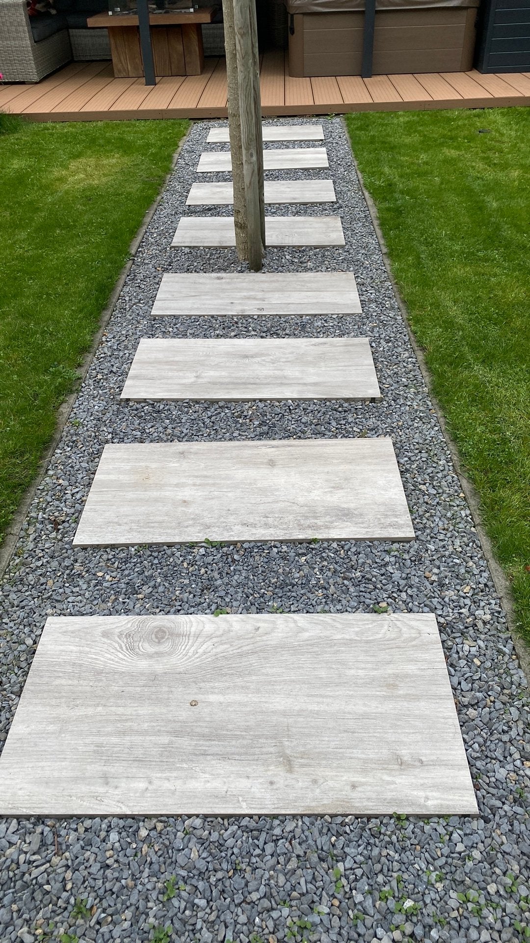 Terrastegels, Tuin en Terras, Ophalen, Zo goed als nieuw, Split