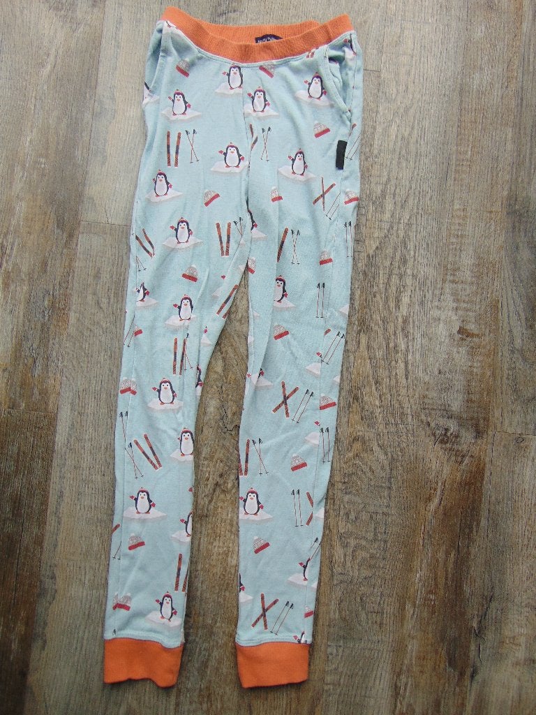 Happy Pyjamas lange broek blauw pinguïn pyjamabroek 146 152, Nacht- of Onderkleding, Ophalen of Verzenden, Zo goed als nieuw, Happy Pyjamas