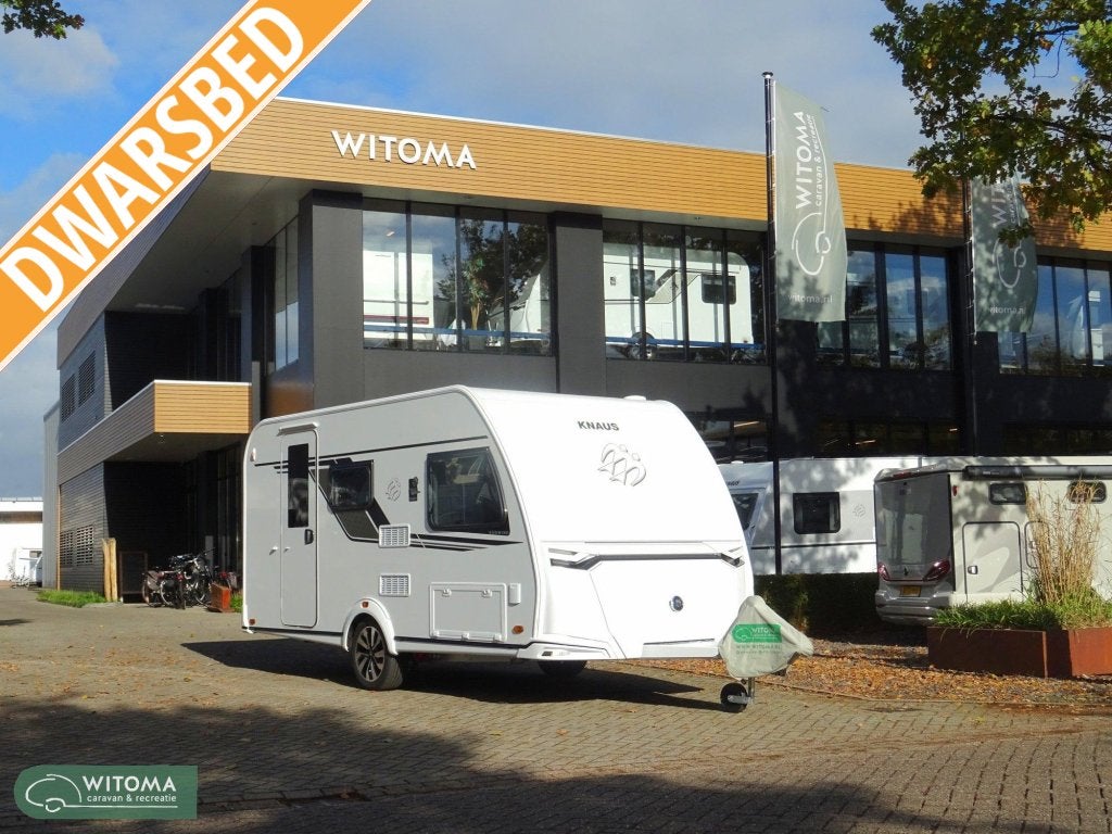 Knaus Sudwind Black Selection 420 QD 50 jaar Witoma voordeel, Caravans en Kamperen, Caravans, Bedrijf, Treinzit, Schokbreker, Knaus