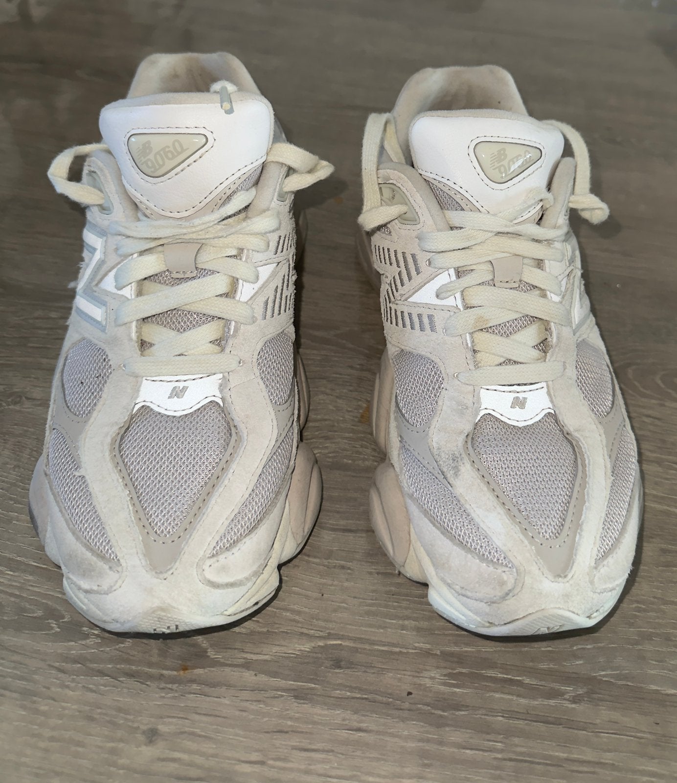 Dames New Balance 9060 - Maat 39,5, Verzenden, Wit, Sneakers of Gympen, Gedragen