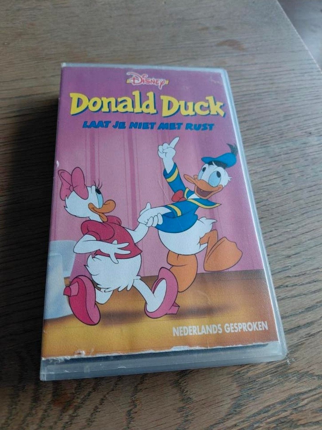 Donald Duck laat je niet met rust videoband. Disney., Gebruikt, Tekenfilm, Alle leeftijden, Ophalen of Verzenden