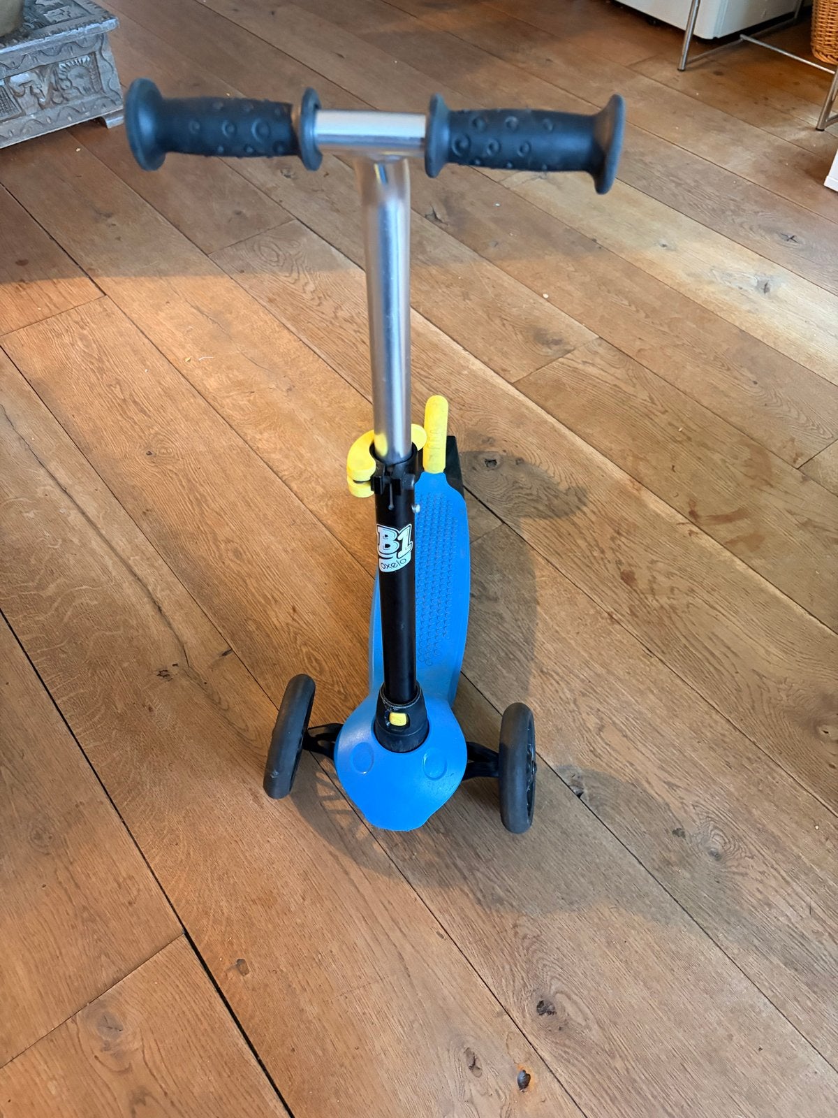 B1 Oxelo step blauw - 3 wielen, Ophalen, Gebruikt, Gewone step