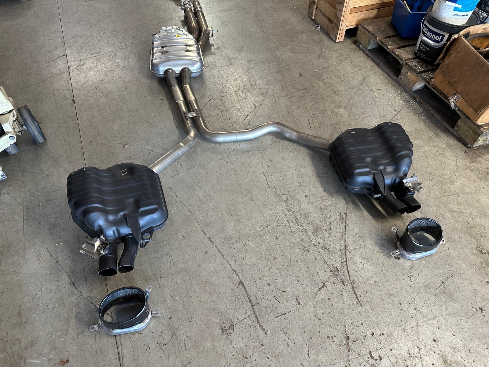 Origineel RS Sport uitlaatsysteem Audi RS6 Performance, Ophalen, Gebruikt, Audi