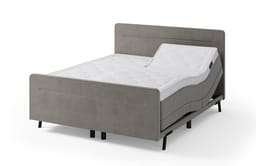 Boxspring home 102 elektrisch, Ophalen, Beige, Tweepersoons, Zo goed als nieuw