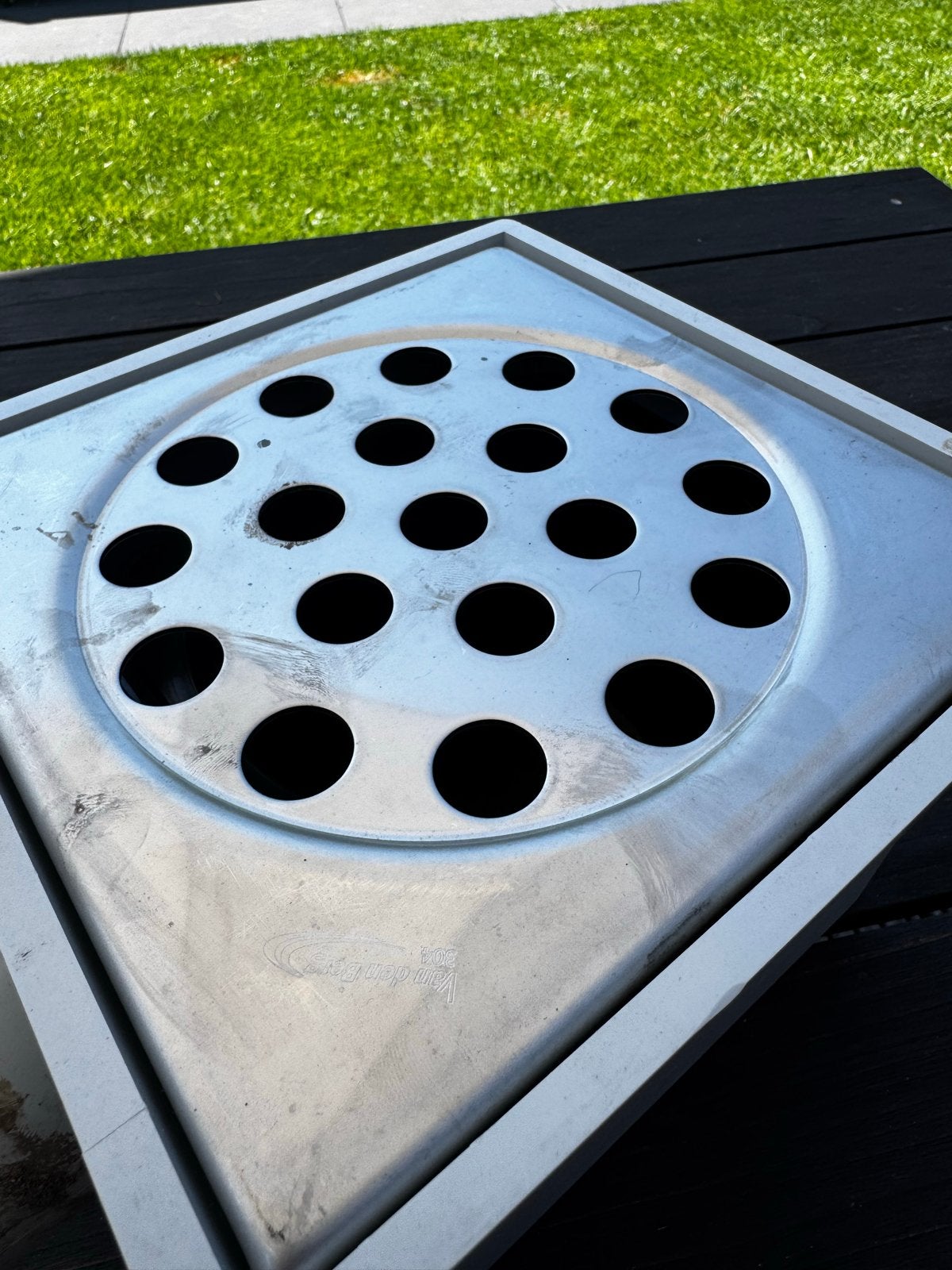 Van de Berg afvoerput met rooster 75 mm, Doe-het-zelf en Verbouw, Buizen en Afvoer, Nieuw, Afvoer, Pvc, Minder dan 2 meter, 60 tot 80 mm