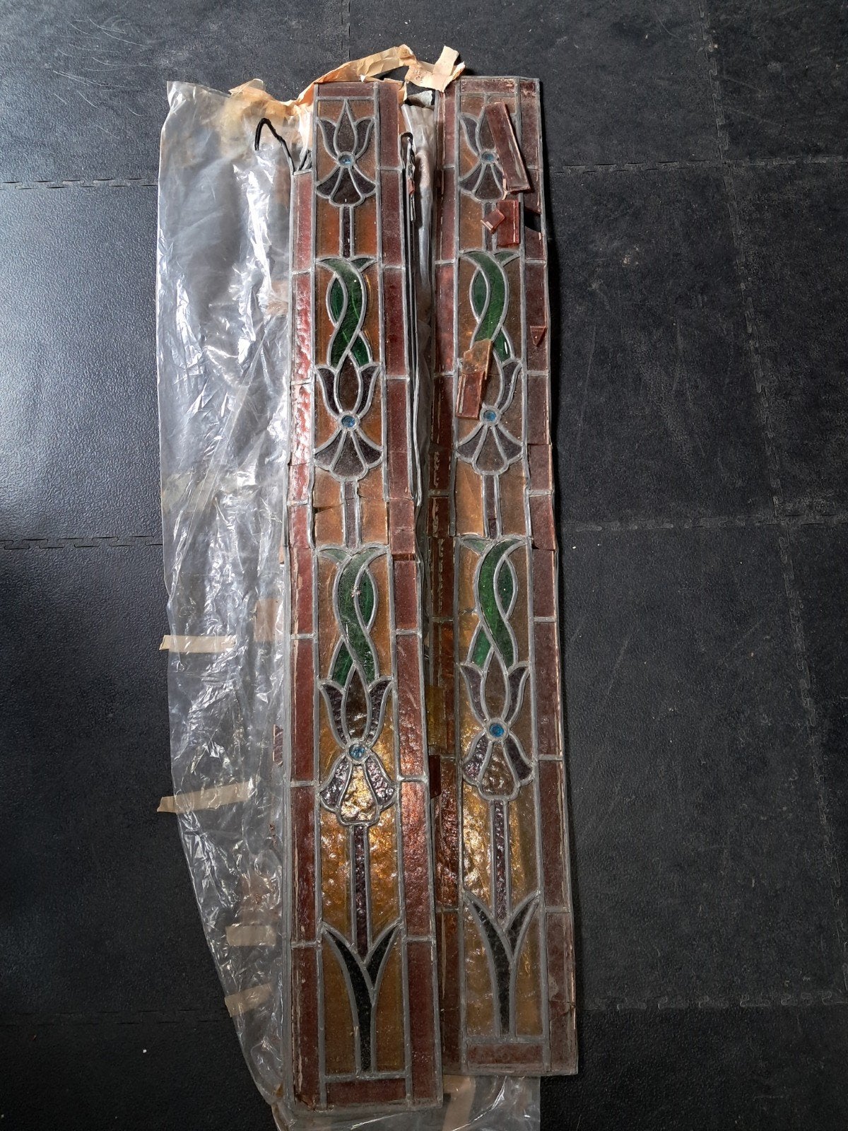 glas in lood, Ophalen