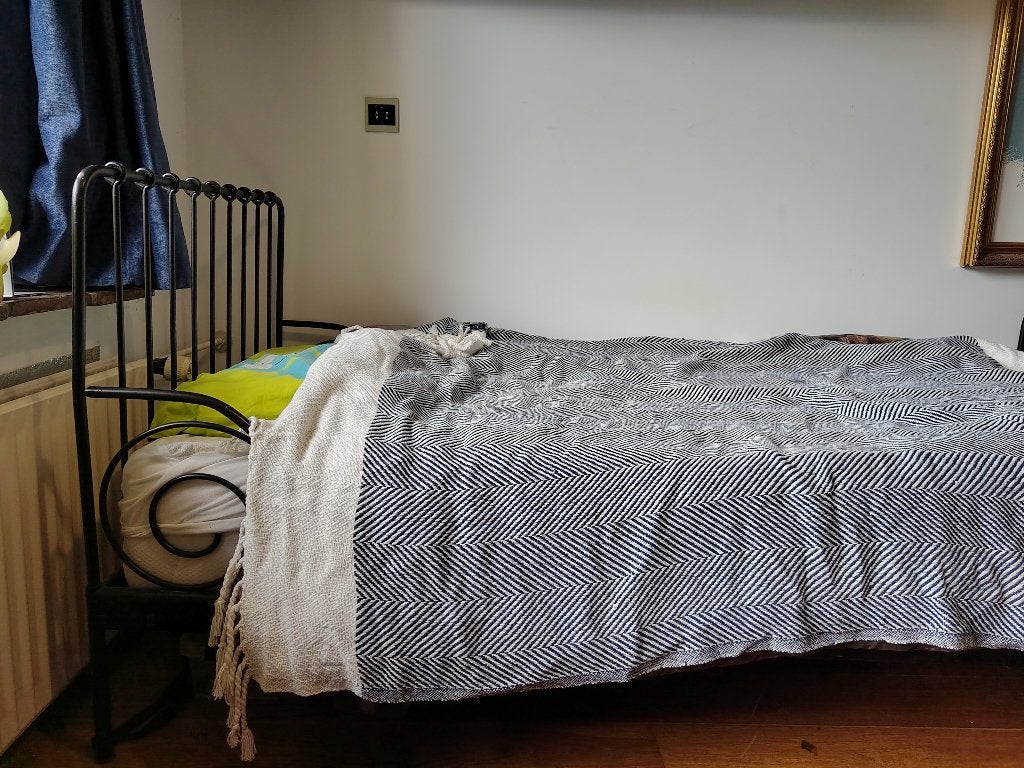 Ikea Minnen meegroeibed, Kinderen en Baby's, Kinderkamer | Bedden, Gebruikt, 70 tot 85 cm, 180 cm of meer, Ophalen