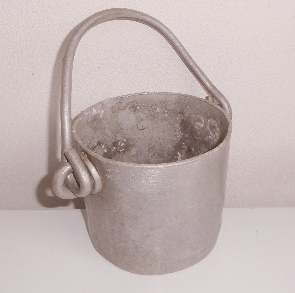 Emmertje, aluminium, oud, Zwanenburg NV Rotterdam, Ophalen of Verzenden