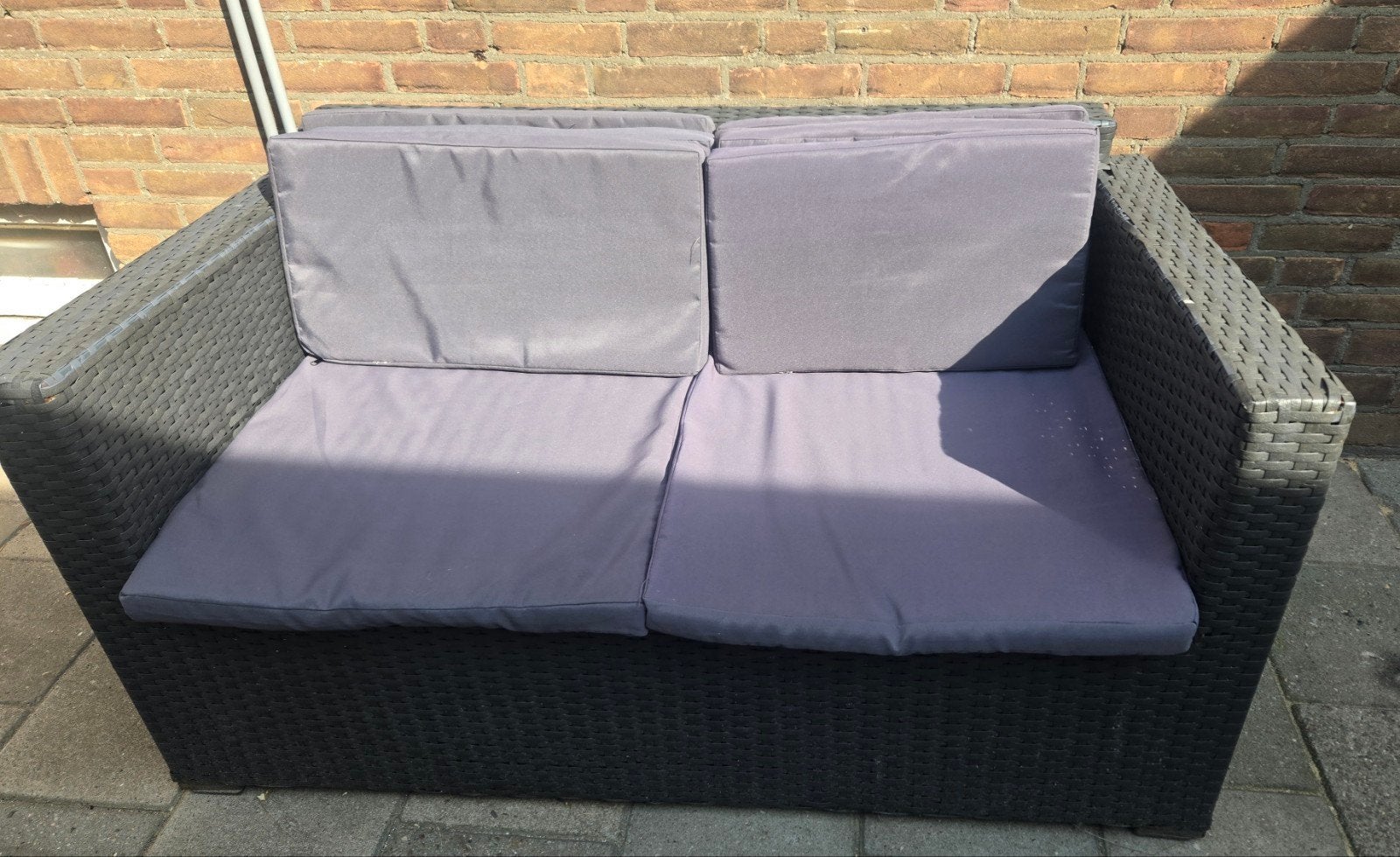 loungebankje, Kunststof, Gebruikt, Bank, Ophalen