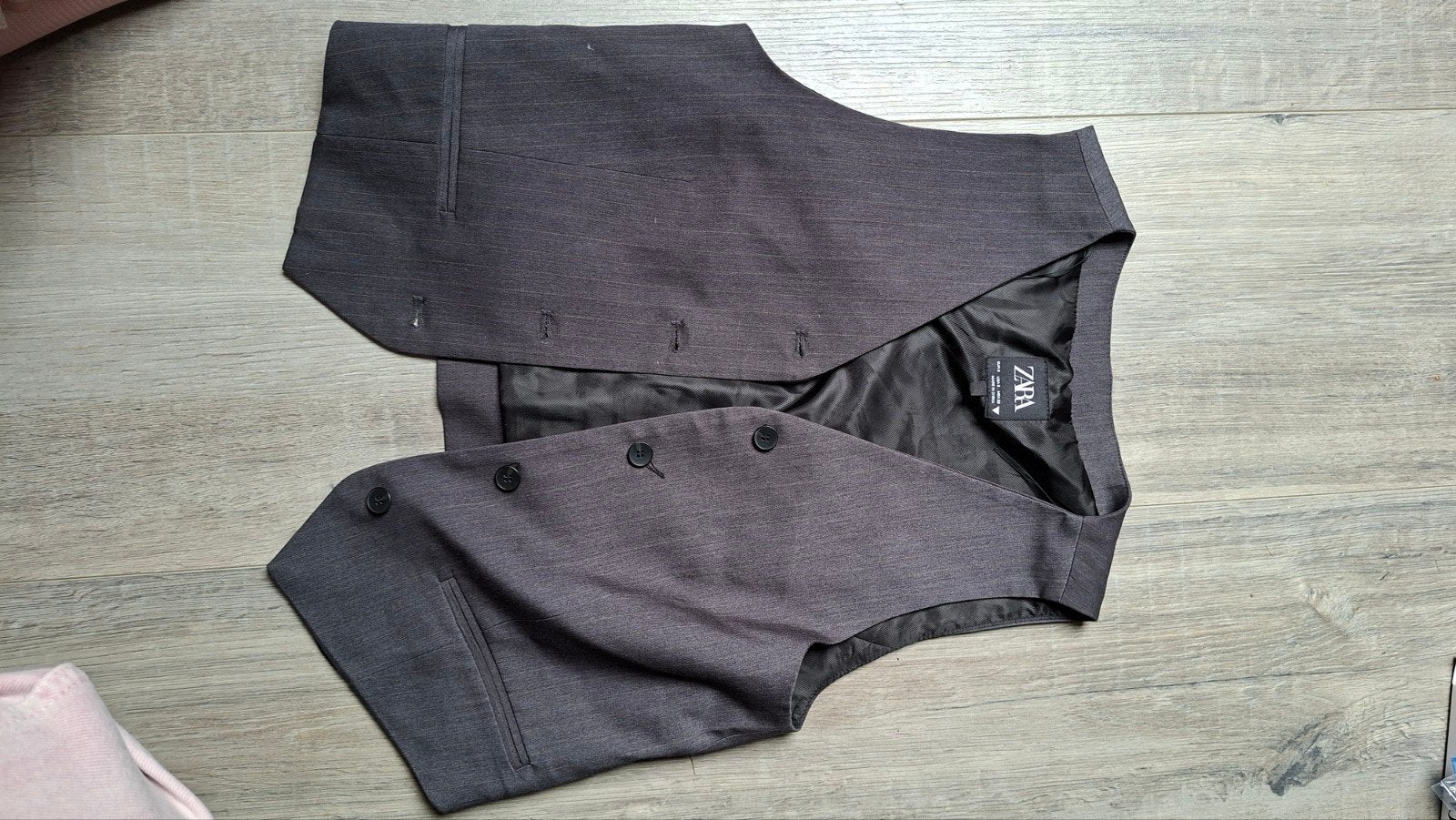 Zara gilet, maat S, zo goed als nieuw, Ophalen of Verzenden, Zo goed als nieuw, Grijs