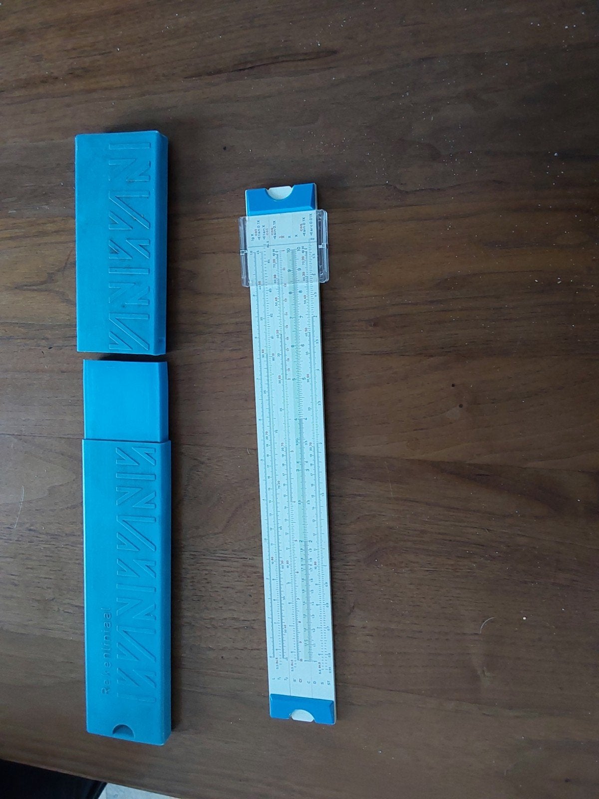 reken lineaal vintage, Diversen, Schoolbenodigdheden, Ophalen