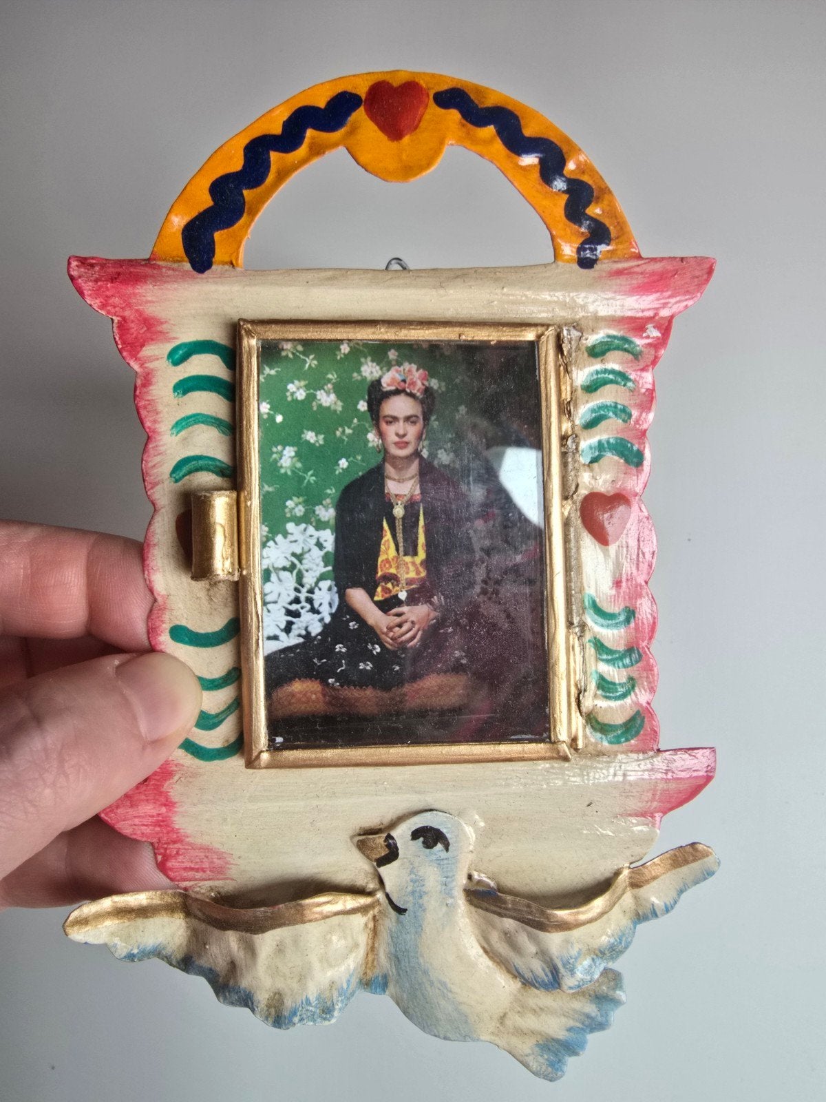nicho frida kahlo mexico lijstje, Vintage, Meerkleurig, Ophalen of Verzenden, Zo goed als nieuw