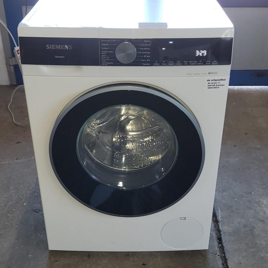 Siemens iQ500 Wasmachine - 9 kg, 1400 toeren, iSensoric