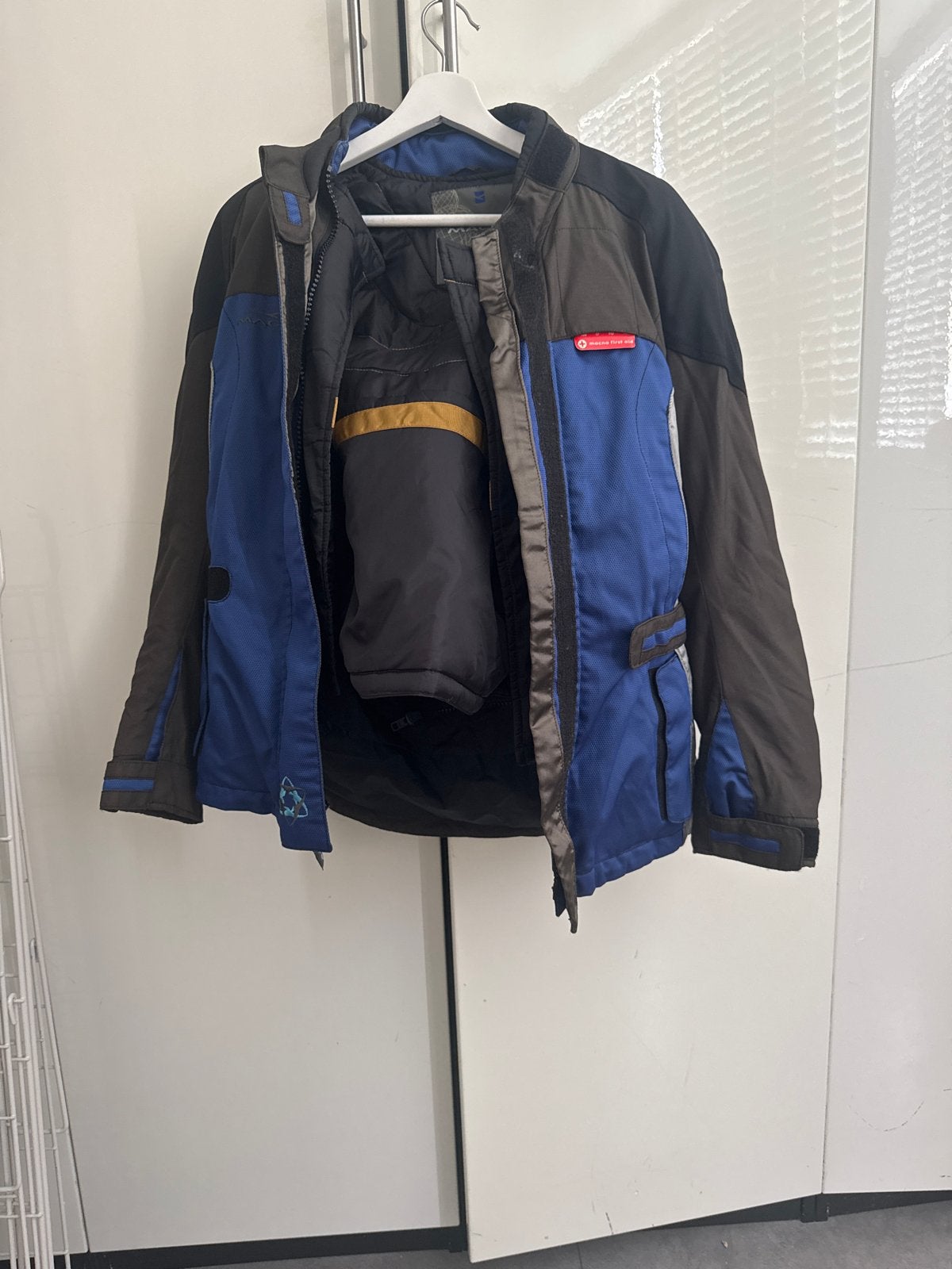 MACNA Motorjas M/50Met CE ProtectorEN1621-1+REISSA+Rugplaat, Motoren, Ophalen of Verzenden, Tweedehands, Heren, Jas | textiel