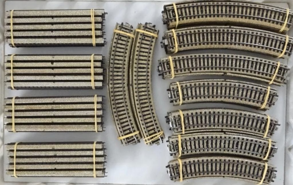 Mooie partij Marklin rails en wissels - 124 delen, Hobby en Vrije tijd, Modeltreinen | H0, Wisselstroom, Gebruikt, Rails, Ophalen of Verzenden