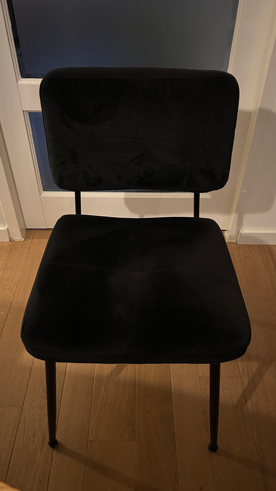 6 eetkamerstoelen – nette staat – zwart, Ophalen, Gebruikt, Zwart, Hotel chique