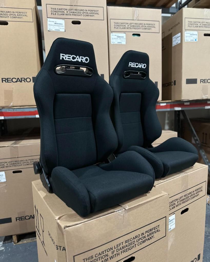 Recaro SR5 Speed stof velours zwart sportstoel kuipstoel