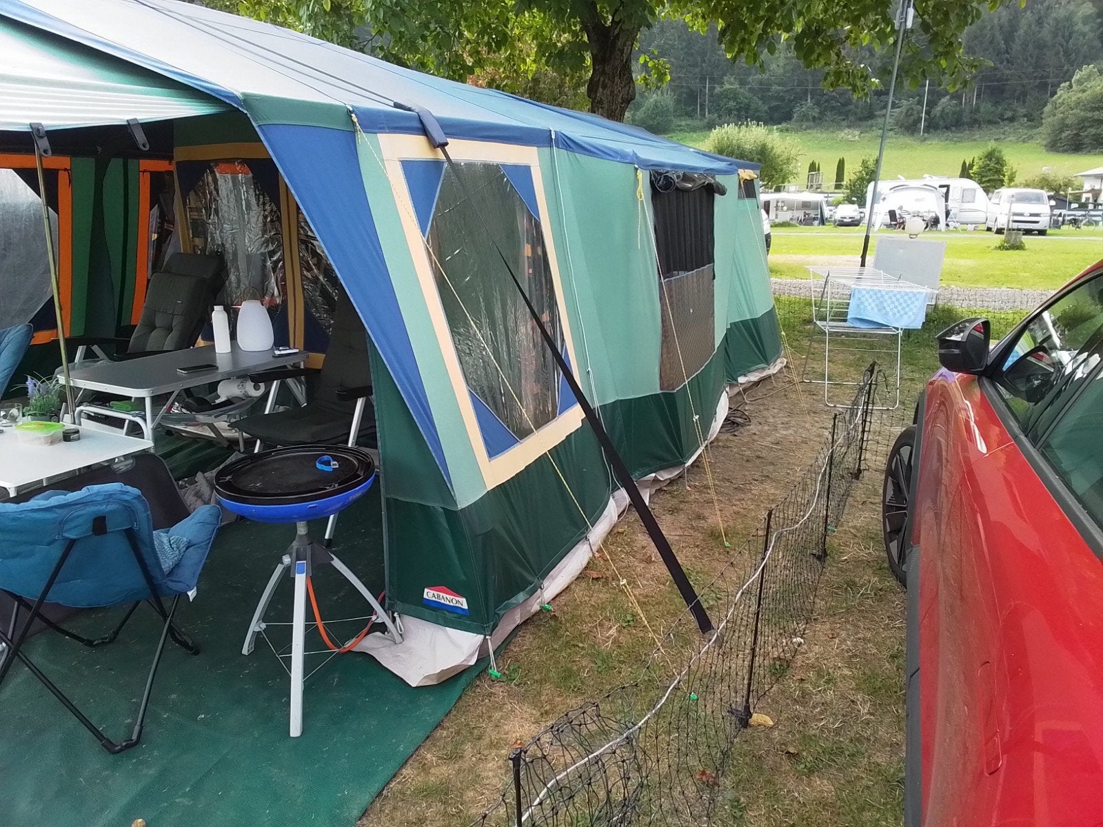 moet weg nette vouwwagen voor beginnend  kampeerders, Meerkleurig, Aanwezig, Meer dan 6, Cabanon