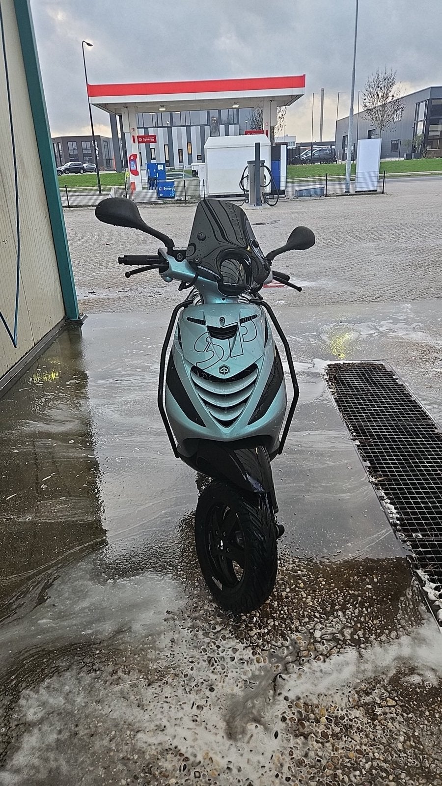 Zip SP Kappen Set - Grijs/Zilver met SP logo, Ophalen, Gebruikt, Kap, Piaggio