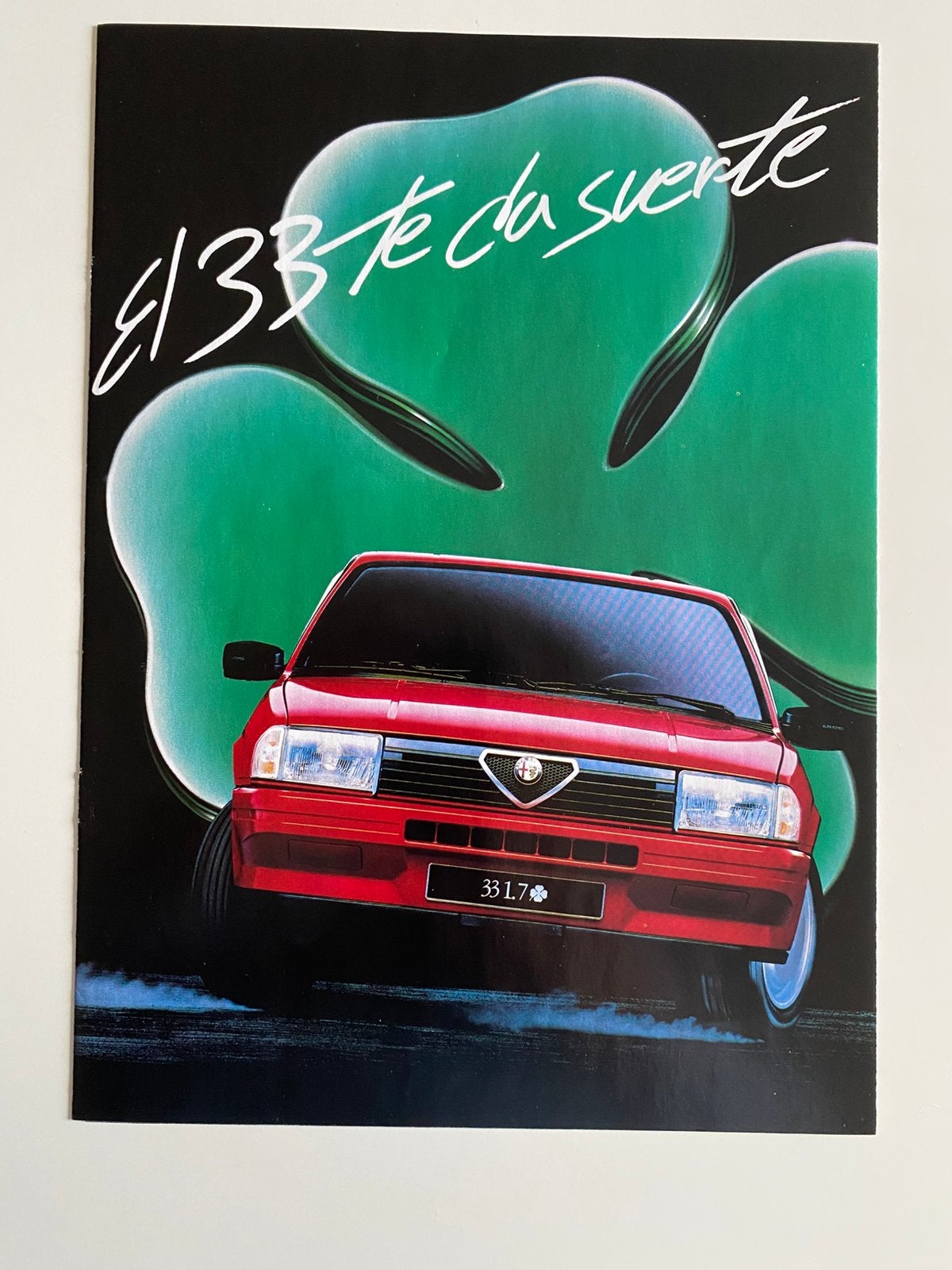 Alfa Romeo 33 1.7 Quadrifoglio brochure 1986, Verzenden, Zo goed als nieuw, Alfa Romeo