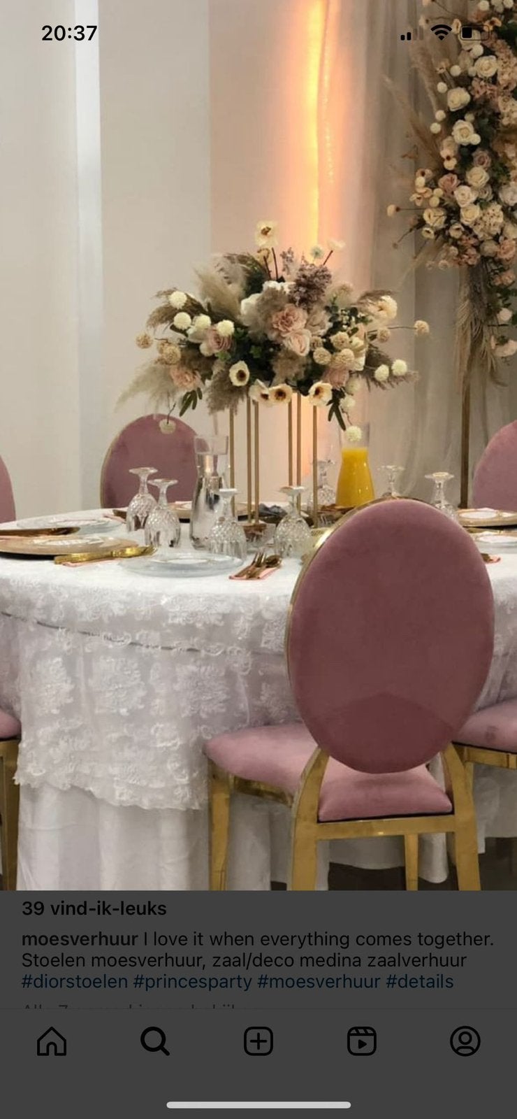Dior chiavari napoleon Velvet restaurant stoelen, Huis en Inrichting, Ophalen, Overige kleuren, Metaal, Vijf, Zes of meer stoelen