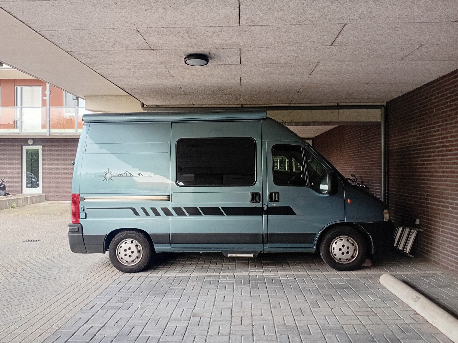 Fiat Ducato 2.8 jtd 2006 met gereviseerde motor en airco, Automaat, Chemisch toilet, Standaard zit, Fiat