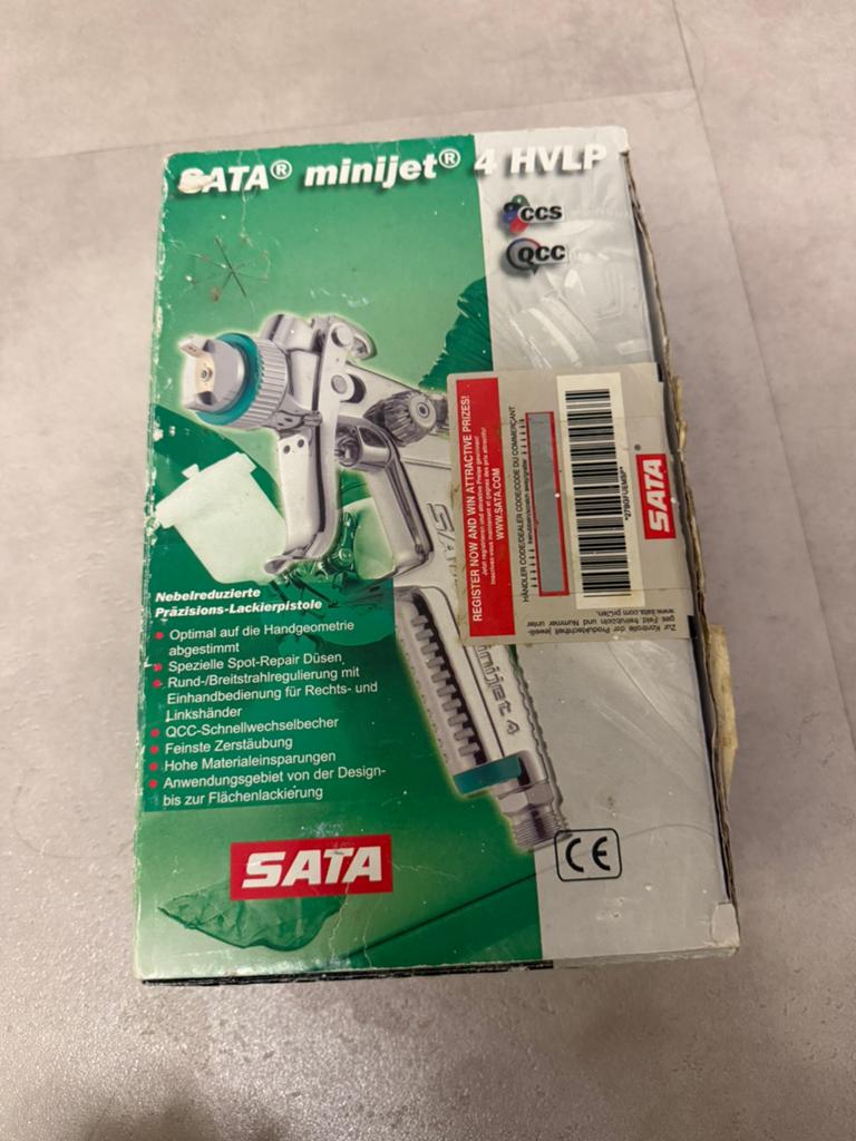 SATAminijet 4 HVLP 1.0 Spuitpistool accessoires en sprio, Ophalen of Verzenden, Gebruikt