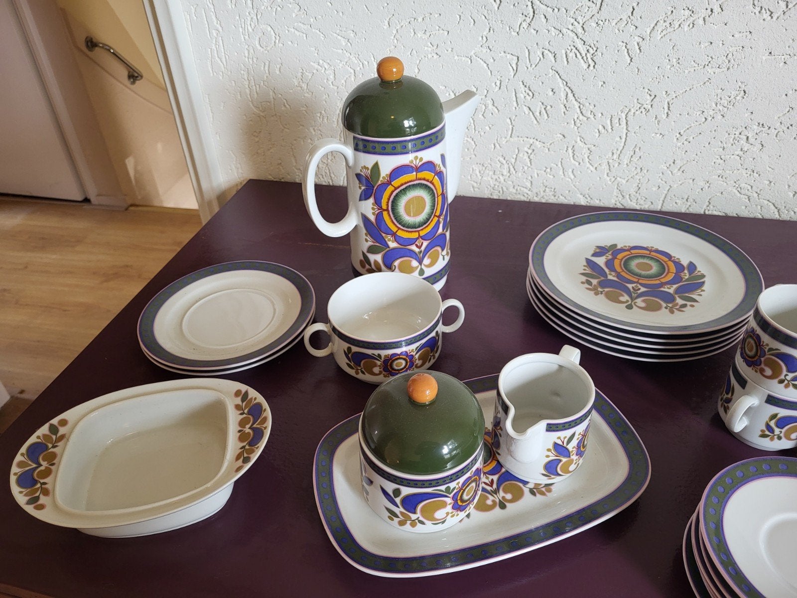 Vintage Schirnding Bavaria Servies - Alles in 1 koop, Antiek en Kunst, Antiek | Servies compleet, Ophalen