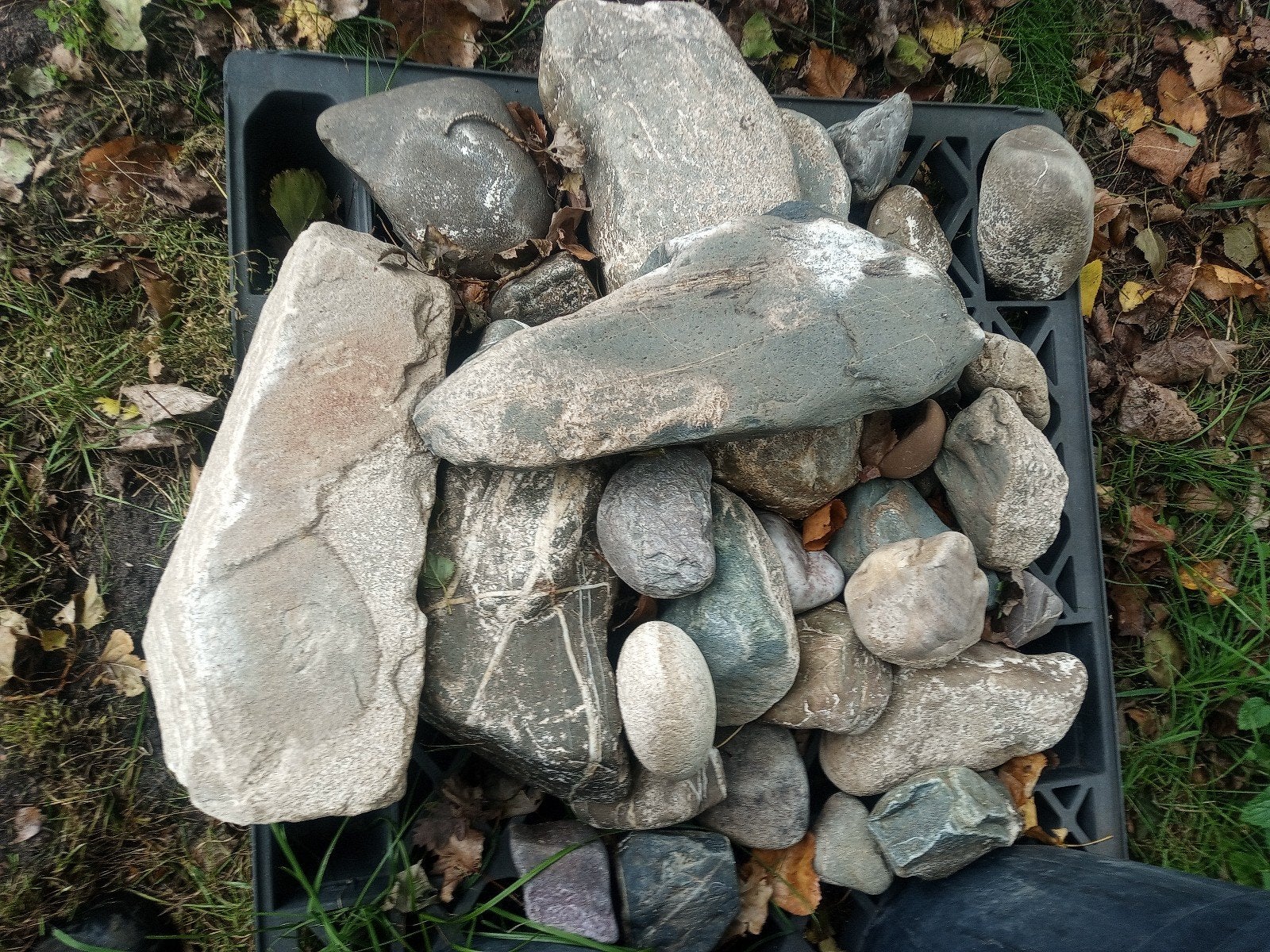 Gratis rotsen voor aquarium of tuin, Ophalen