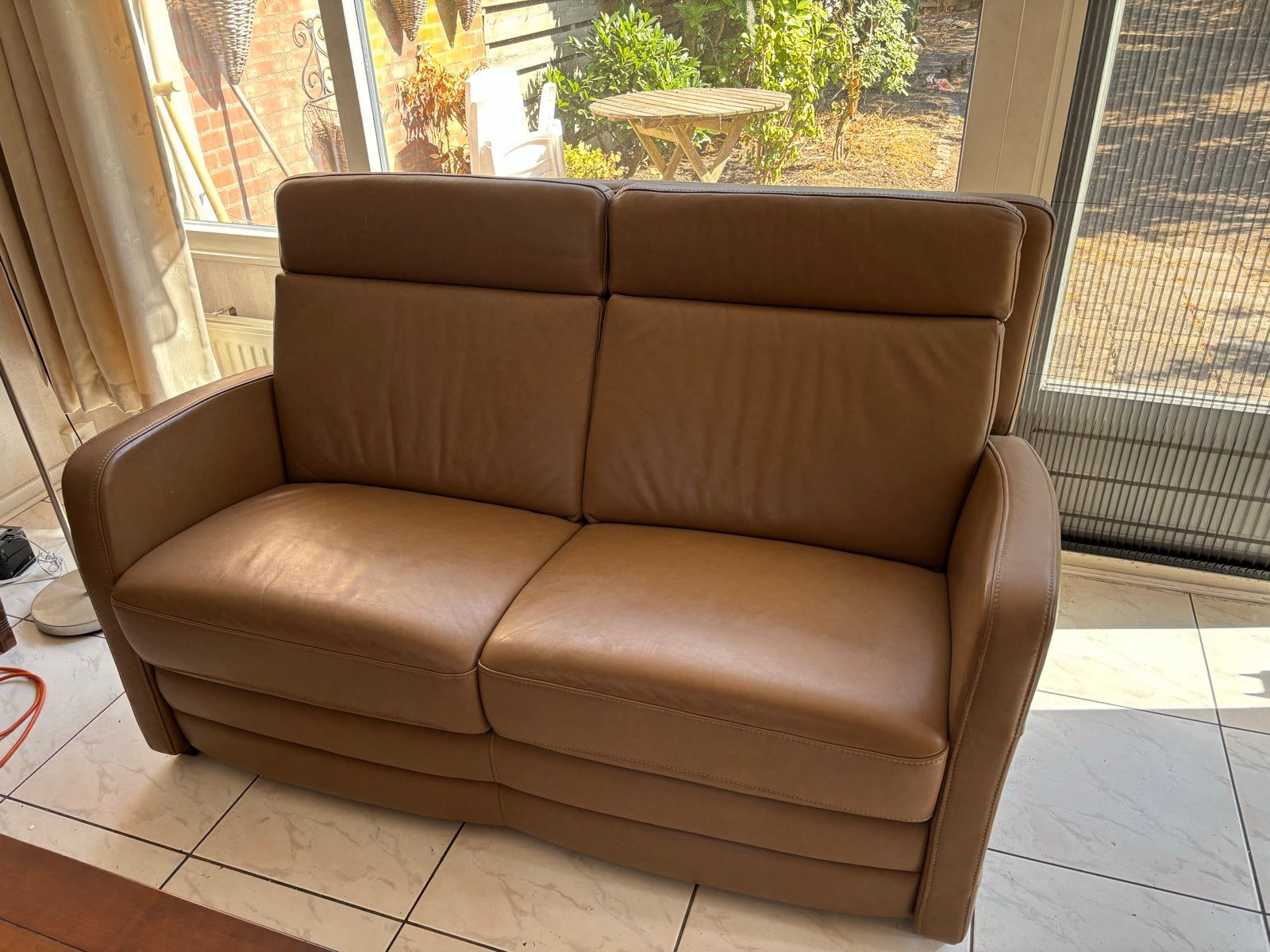 Tweezitsbank, Ophalen, Gebruikt, 150 tot 200 cm, Tweepersoons