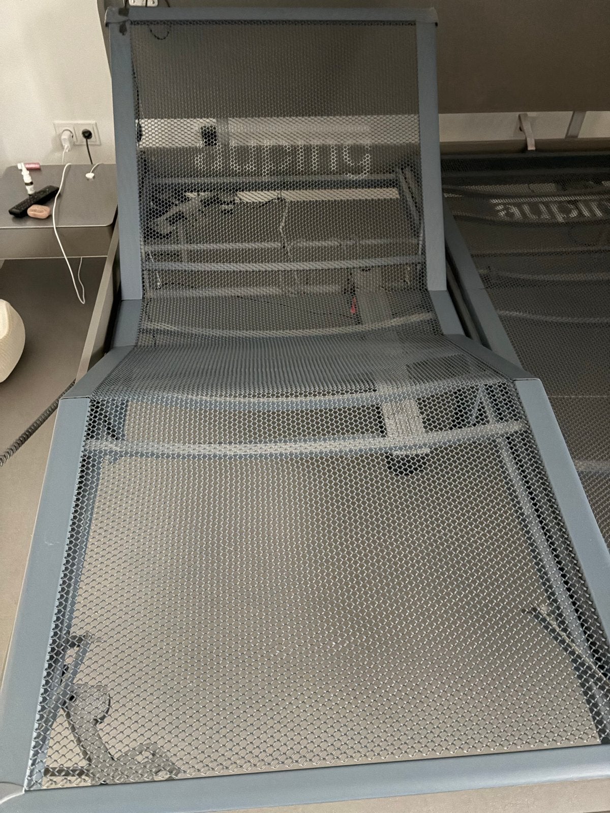 Auping elektrisch verstelbare bedbodem 90x200, Ophalen, 90 cm, Eenpersoons, 200 cm