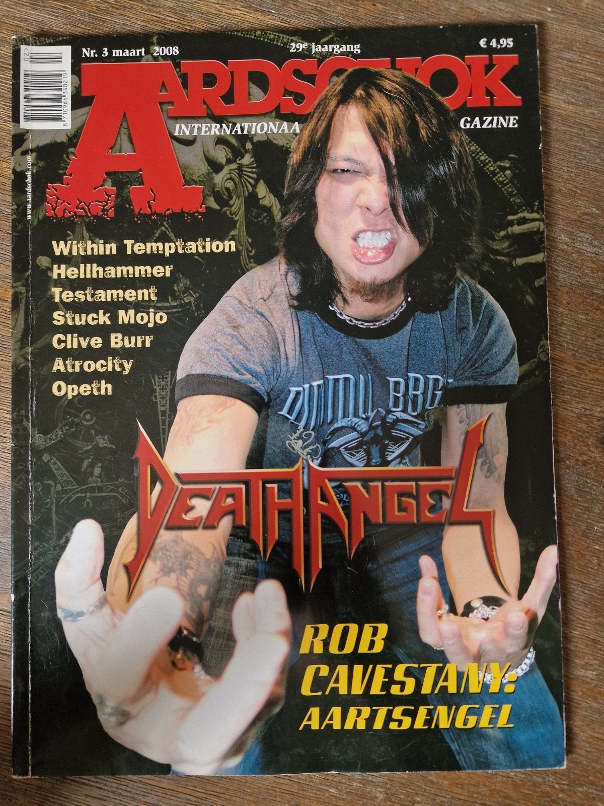 Death Angel Hellhammer Testament Opeth Within Temtation, Boeken, Ophalen of Verzenden, Zo goed als nieuw