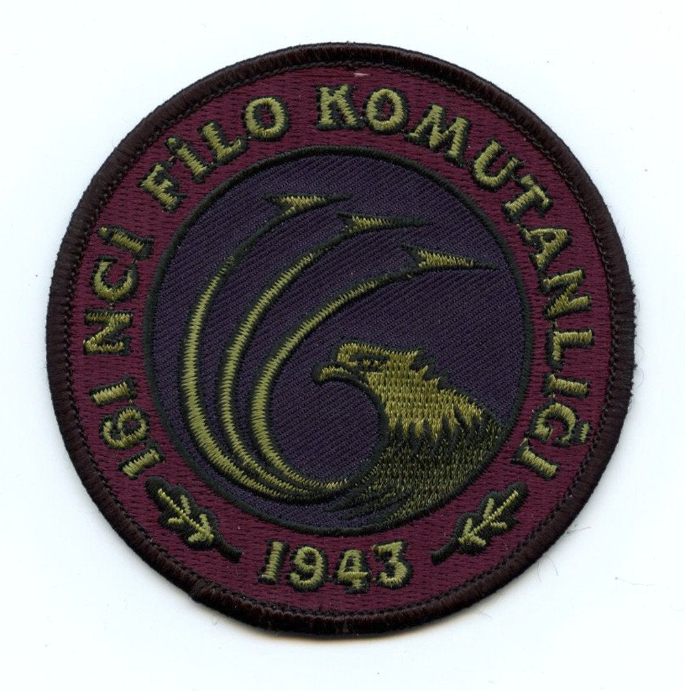 Turkish air force patch 161 Filo F-16C Bandirma v2, Ophalen of Verzenden, Luchtmacht, Overige gebieden, Embleem of Badge