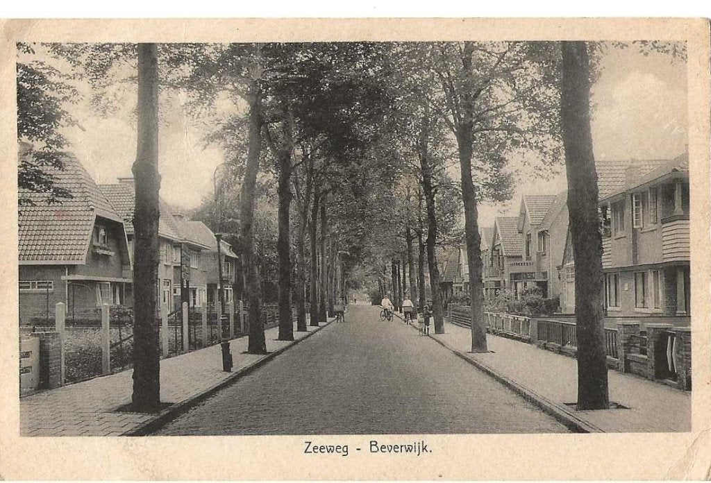 Jt27-371  beverwijk, Verzenden, 1920 tot 1940, Gelopen, Noord-Holland