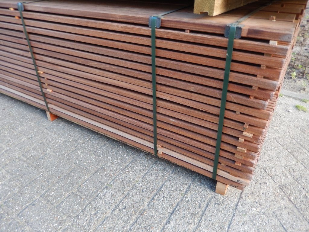 Vlonderplanken hardhout. Erg mooie kwaliteit! (*), Tuin en Terras, Palen, Balken en Planken, Ophalen of Verzenden, Nieuw