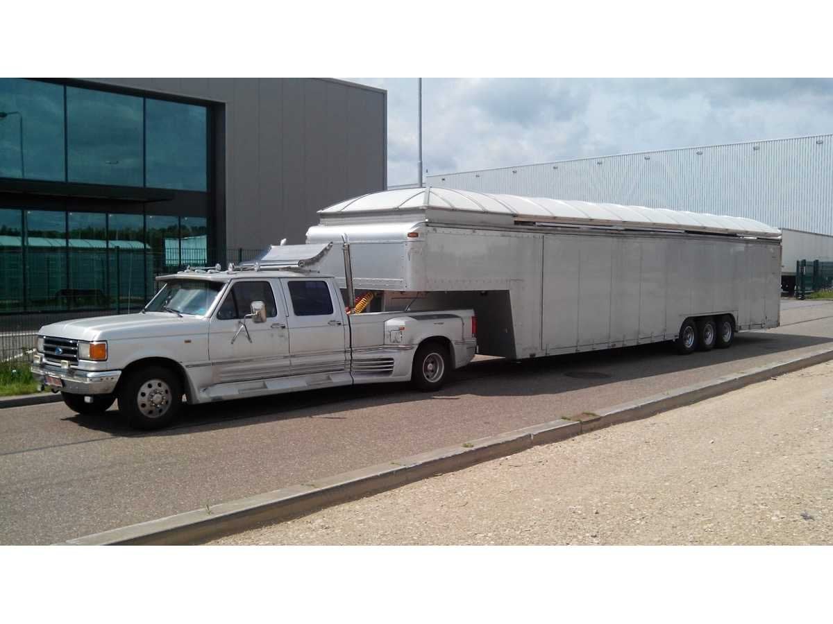 Ford - 1990 - F350 - Dually crew cab - Big block met podiumt, Auto's, Automaat, Gebruikt, Bedrijf, F-350